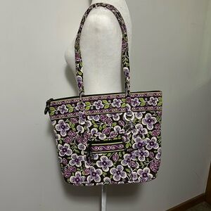 Vera Bradley Plum Petals bag and accessories